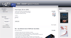Desktop Screenshot of gds-eshop.com